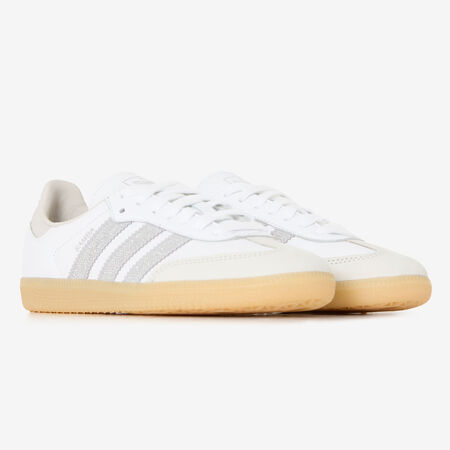 ADIDAS ORIGINALS samba SAMBA OG RHINESTONES BLANC/ARGENT DAMES