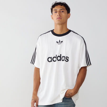 ADIDAS ORIGINALS TEE SHIRT JERSEY ADICOLOR BLANC HOMME