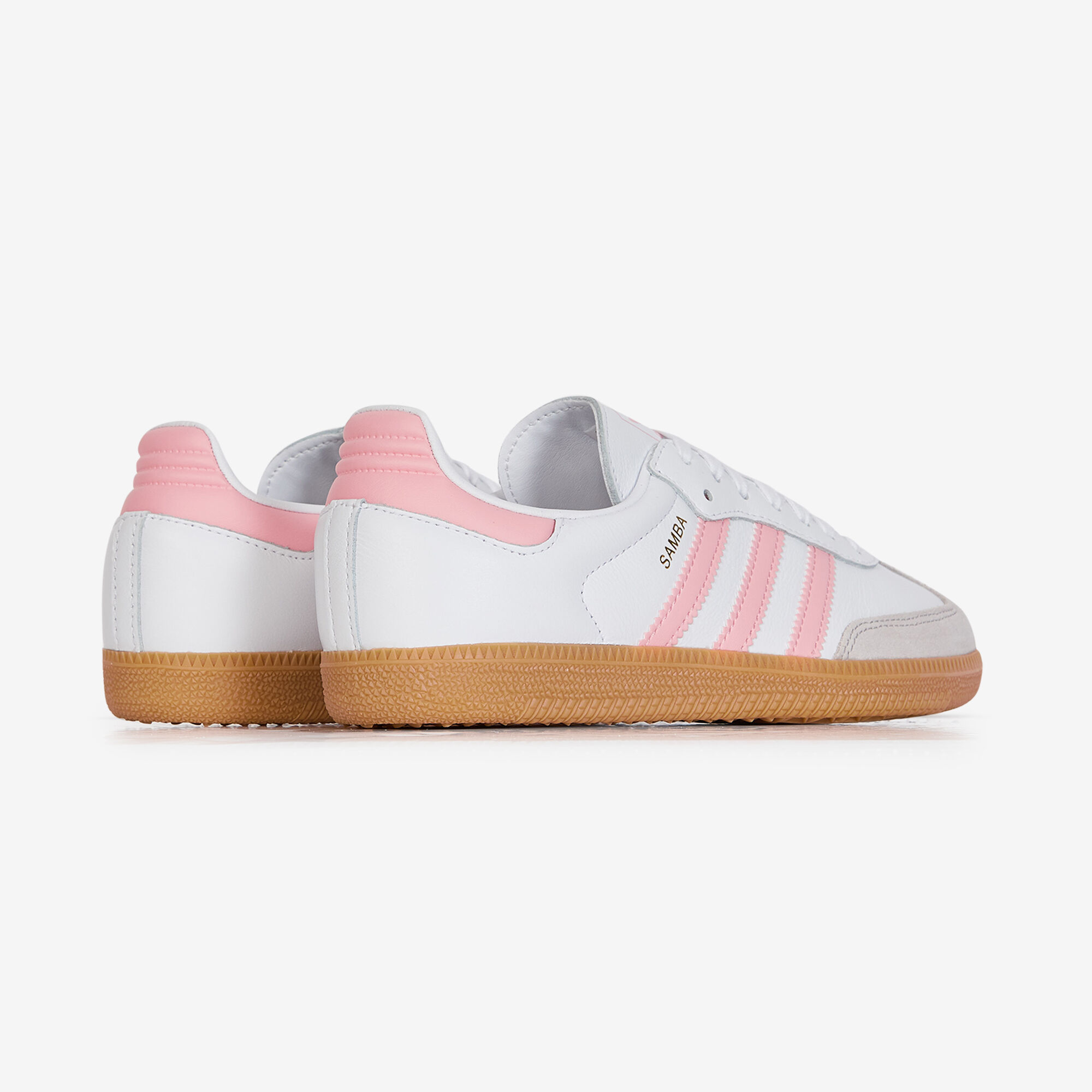 ADIDAS ORIGINALS SAMBA OG WIT ROZE SNEAKERS KINDEREN Courir.be