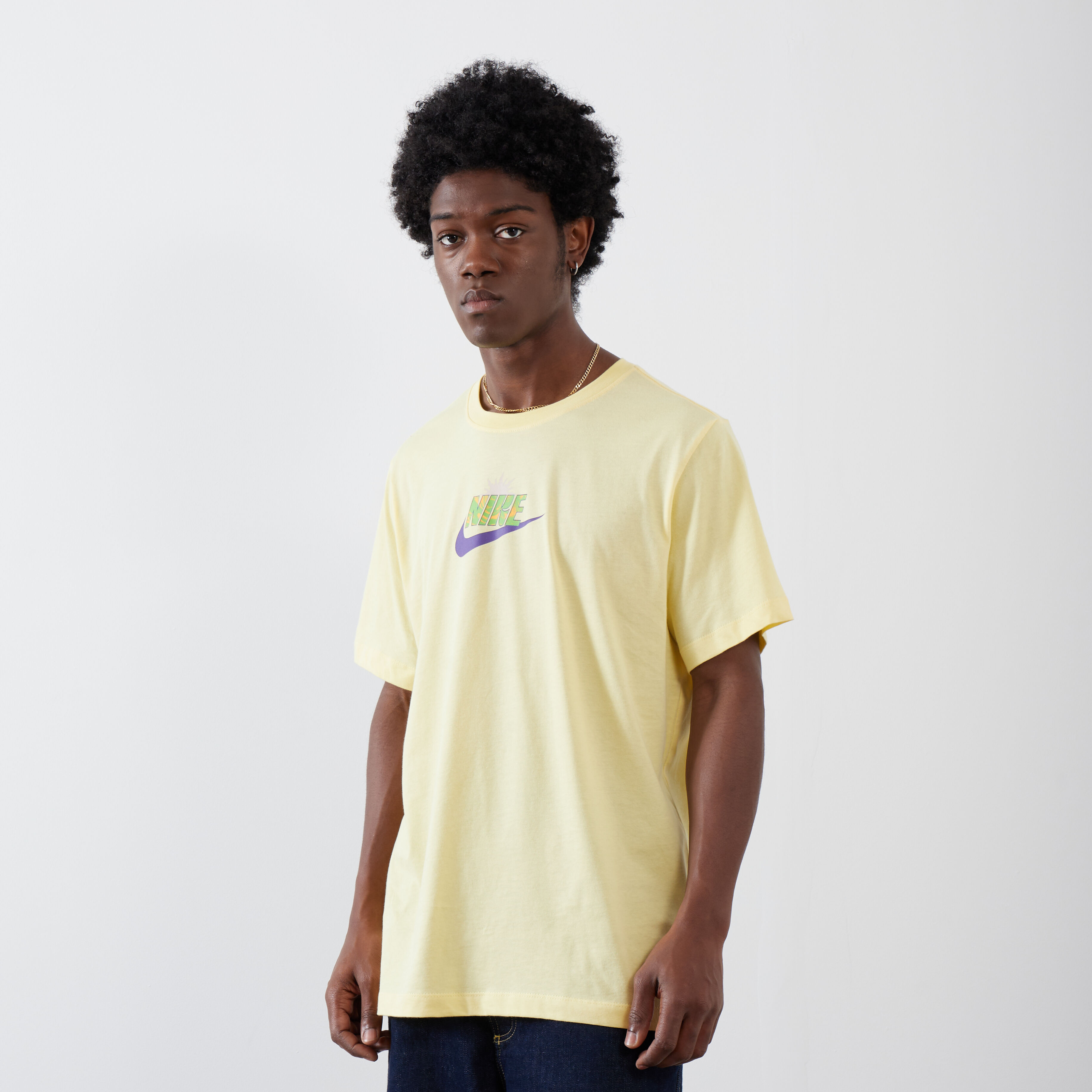 Tee shirt nike jaune homme sales