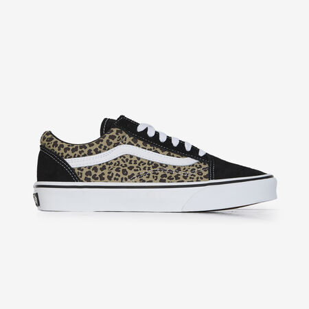 VANS old skool OLD SKOOL NOIR/LEOPARD JUNIOR