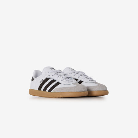 ADIDAS ORIGINALS samba SAMBA OG EL BLANC/MARRON B&Eacute;B&Eacute;