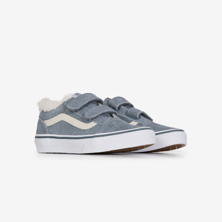 VANS old skool OLD SKOOL V SHERPA BLEU/BEIGE KIND