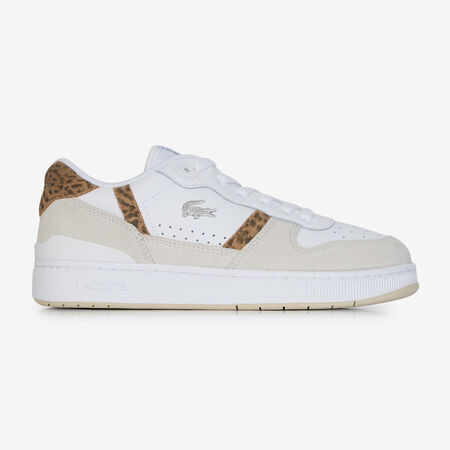 LACOSTE T-CLIP SET CHEETAH BLANC DAMES