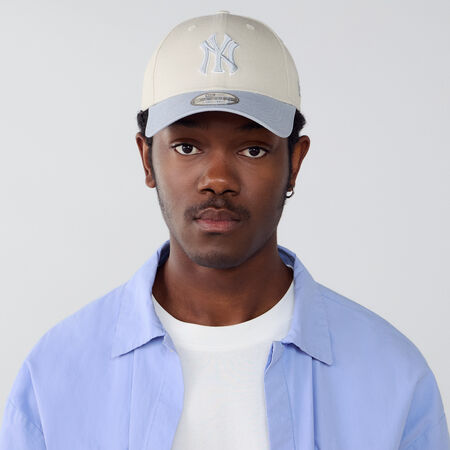 NEW ERA 9FORTY NY GOTHIC LOGO BC GRIS/BEIGE HEREN