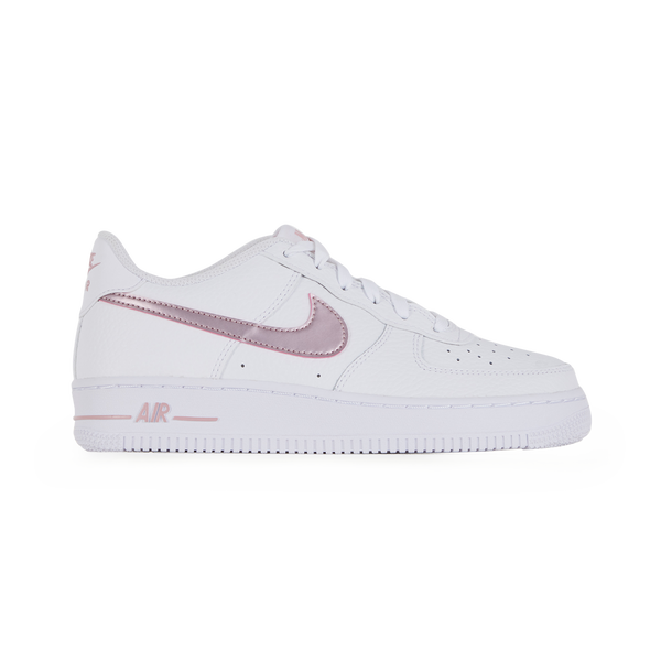 Nike air force 1 wit met roze 2025