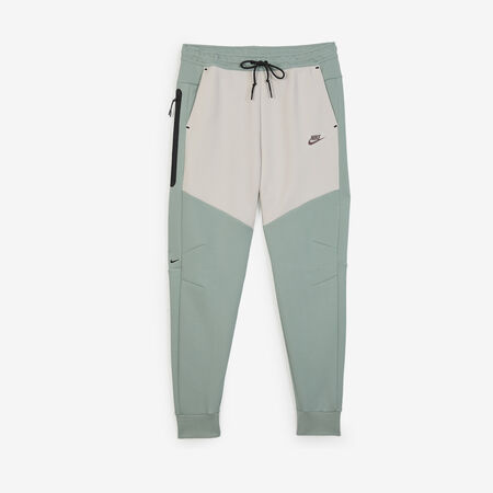 NIKE PANT JOGGER TECH FLEECE BLEU/BEIGE HEREN