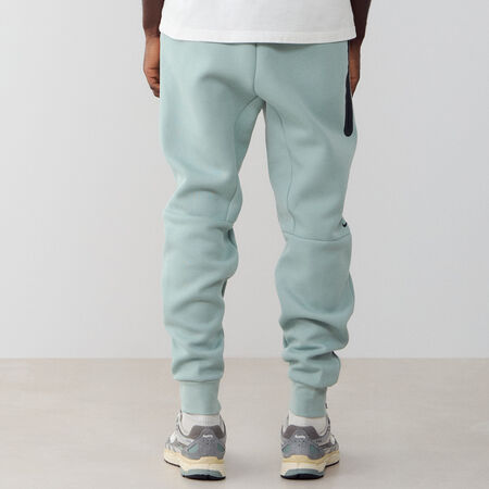 NIKE PANT JOGGER TECH FLEECE BLEU/BEIGE HEREN