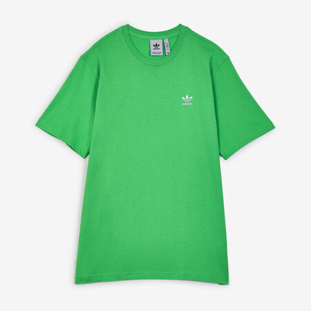 ADIDAS ORIGINALS TEE SHIRT ESSENTIAL GROEN/WIT HEREN
