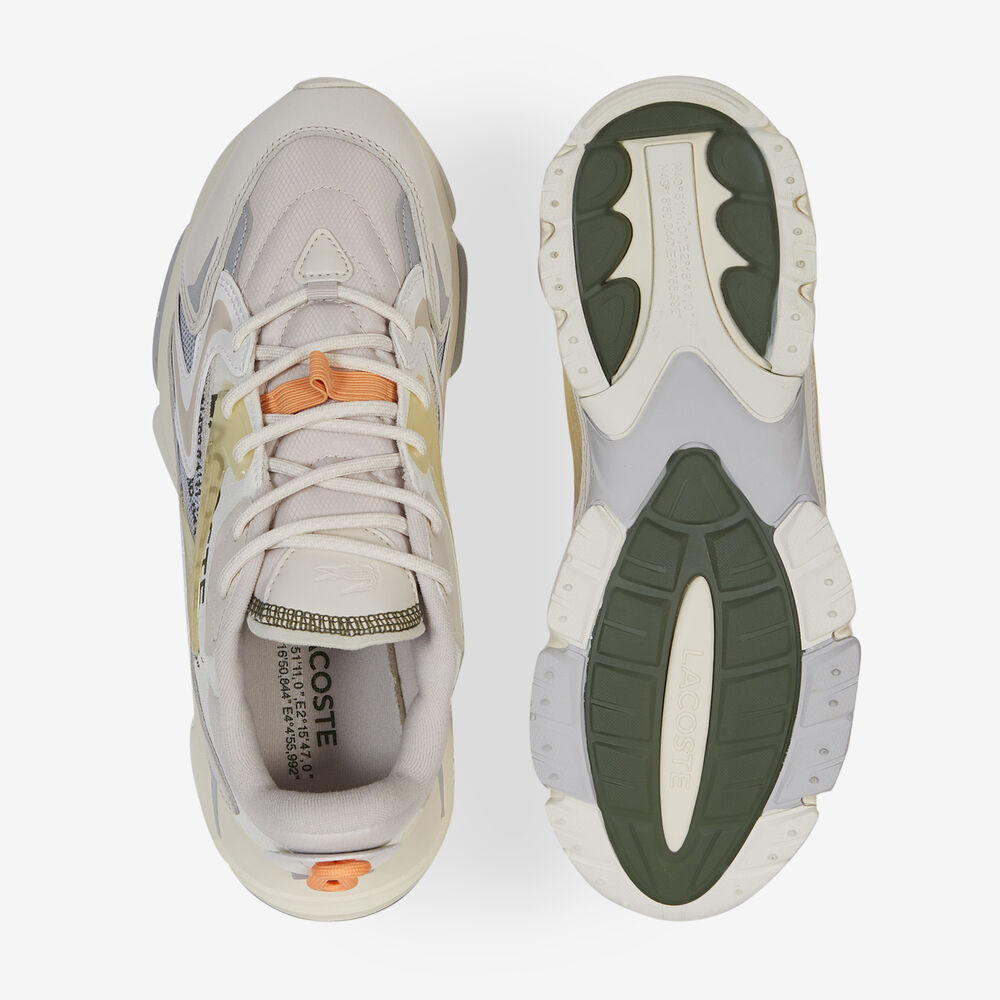 LACOSTE L003 NEO TECH BEIGE SNEAKERS HOMME