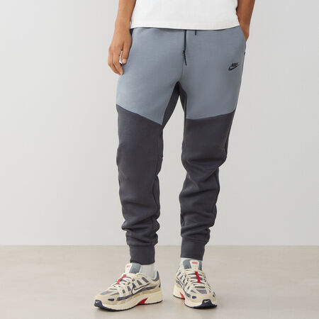 NIKE PANT JOGGER TECH FLEECE NOIR/GRIS HEREN
