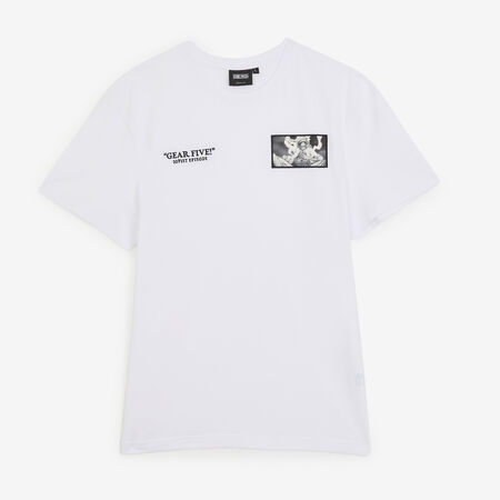 ONE PIECE TEE SHIRT LEGEND LUFFY BLANC HOMME