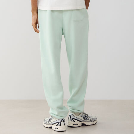 NEW BALANCE PANT JOGGER SMALL LOGO VERT HOMME