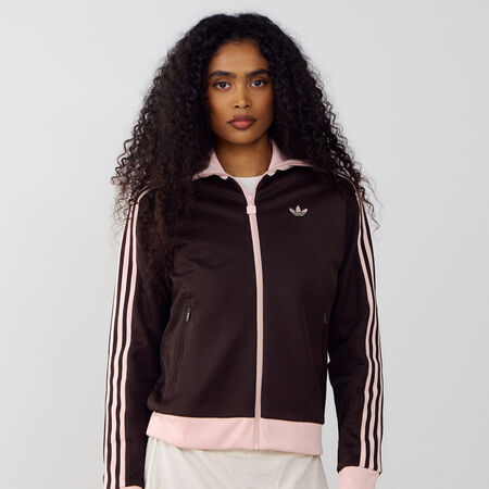 ADIDAS ORIGINALS JACKET FZ CLASSIC MARRON/ROSE FEMME