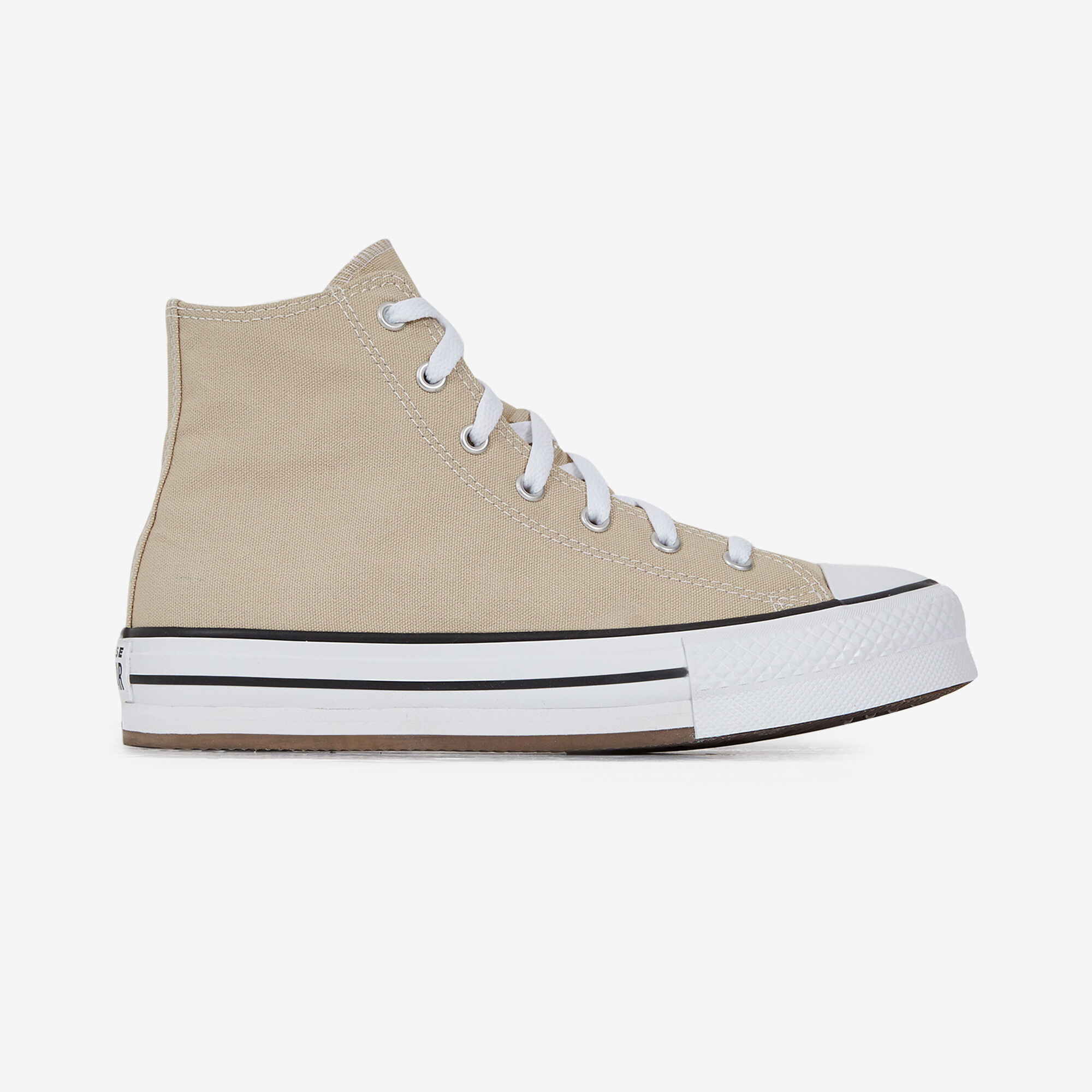 CONVERSE CHUCK TAYLOR ALL STAR EVA LIFT HI BEIGE BLANC SNEAKERS ENFANT Courir.be