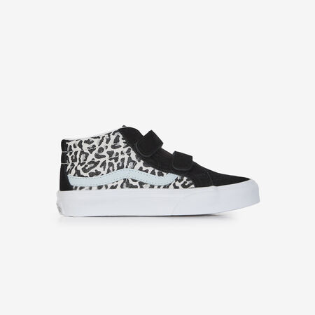 VANS SK8-MID V NOIR/LEOPARD CADET