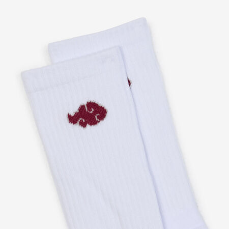 NARUTO CHAUSSETTES X3 CREW AKATSUKI BLANC/ROUGE MIXTE