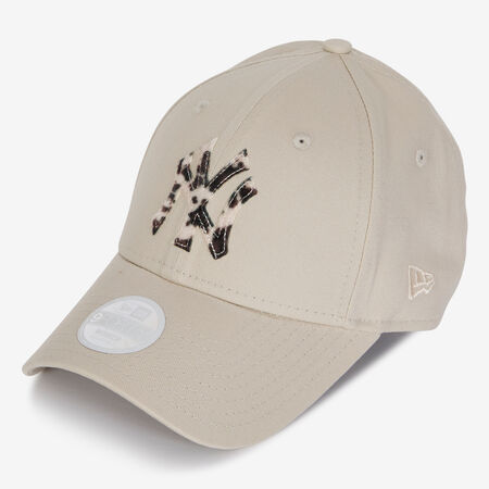 NEW ERA 9FORTY WOMEN NY COW LOGO BEIGE FEMME