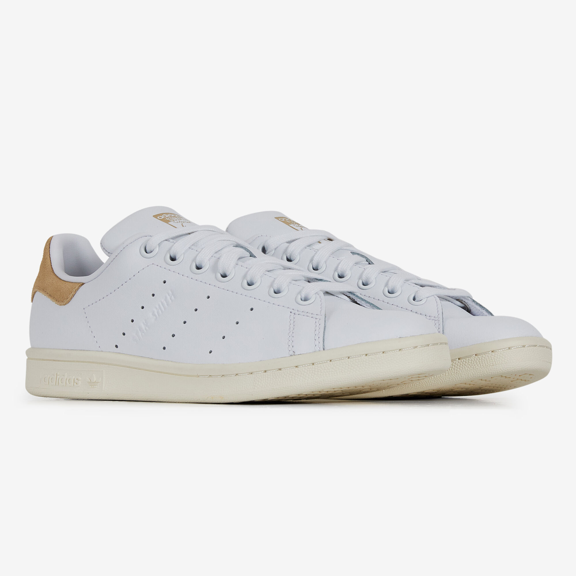 ADIDAS ORIGINALS STAN SMITH BLANC BEIGE SNEAKERS FEMME Courir.be
