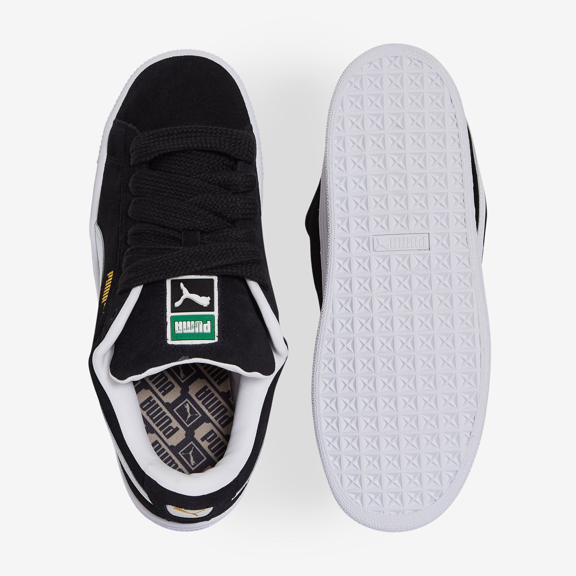 PUMA SUEDE XL NOIR BLANC SNEAKERS HOMME Courir.be