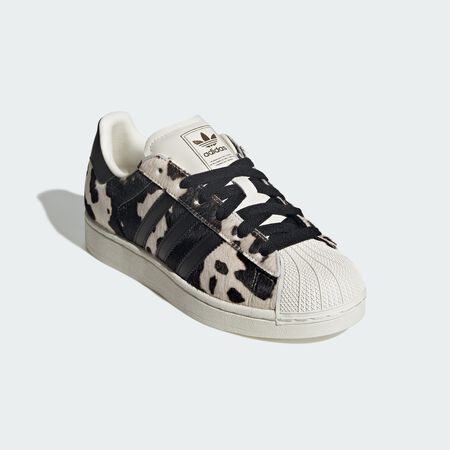 ADIDAS ORIGINALS superstar SUPERSTAR II COW BLANC/MARRON FEMME