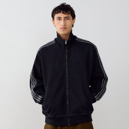 ADIDAS ORIGINALS JACKET FZ FIREBIRD DENIM NOIR HEREN