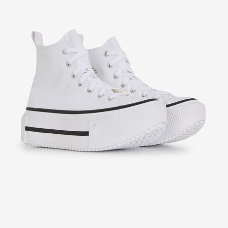 CONVERSE chuck taylor all star CHUCK TAYLOR ALL STAR LIFT DOUBLE STACK BLANC JUNIOR