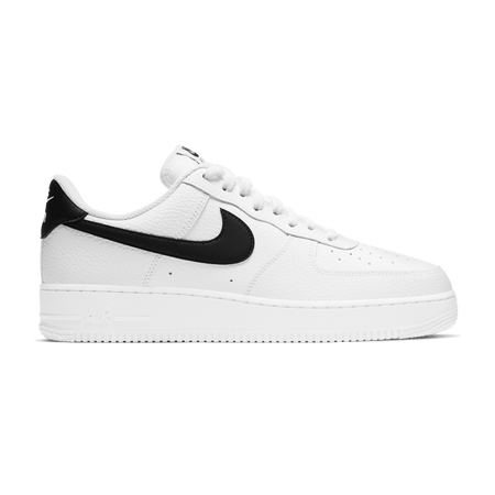 NIKE AIR FORCE 1 LOW BLANC NOIR SNEAKERS HOMME Courir.be