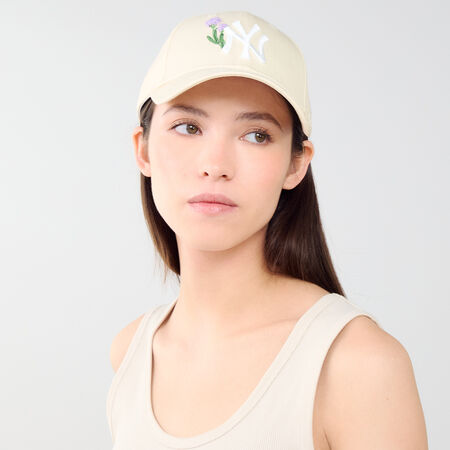 NEW ERA 9FORTY WOMEN NY PEARLS BEIGE/BLANC DAMES