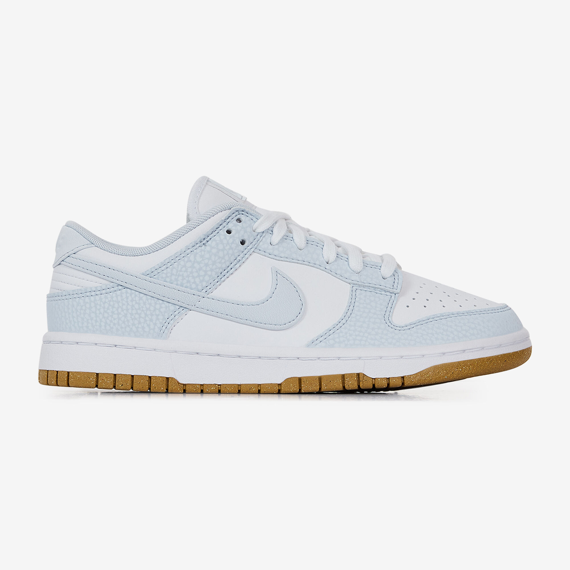 NIKE DUNK LOW BLANC BLEU SNEAKERS FEMME Courir.be