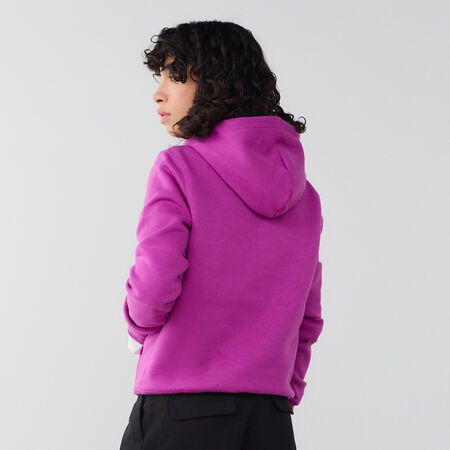 NIKE HOODIE CLUB CENTERED LOGO VIOLET/BLANC FEMME