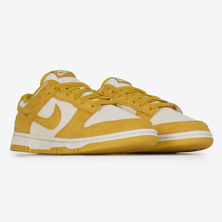 NIKE DUNK LOW SUEDE JAUNE/BEIGE HEREN