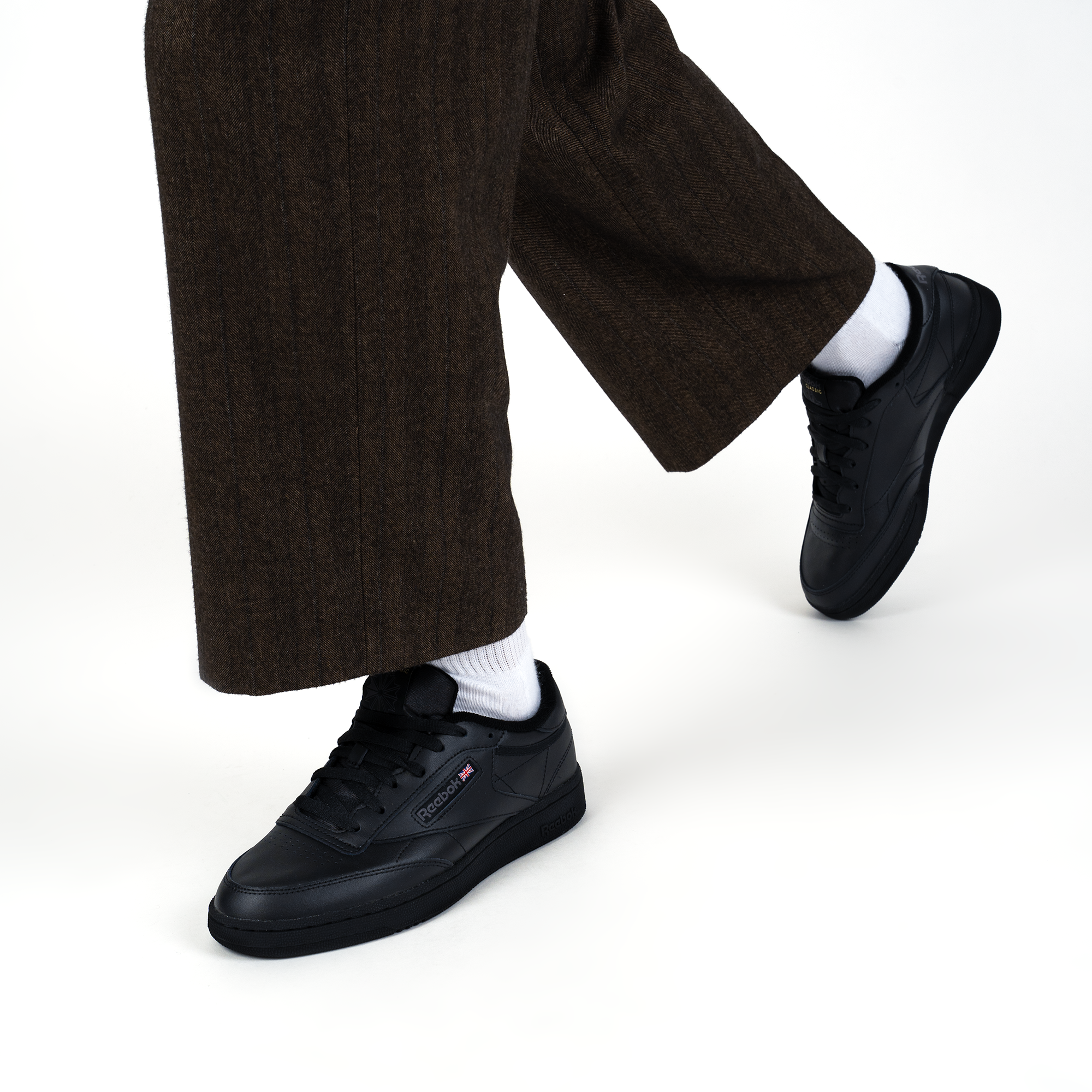 reebok club c black