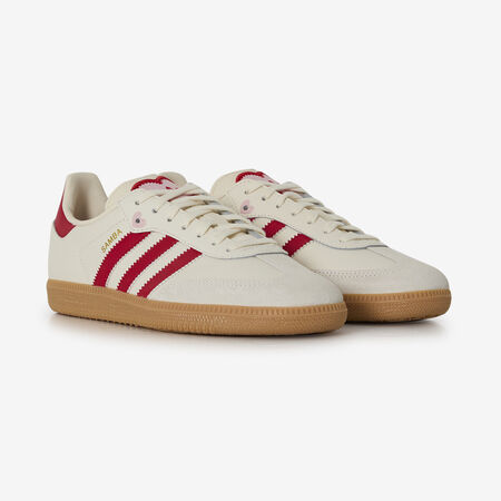 ADIDAS ORIGINALS samba SAMBA OG VALENTINE BEIGE/ROUGE JUNIOR