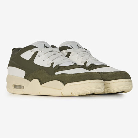 JORDAN AIR JORDAN 4 RM BLANC/KAKI DAMES