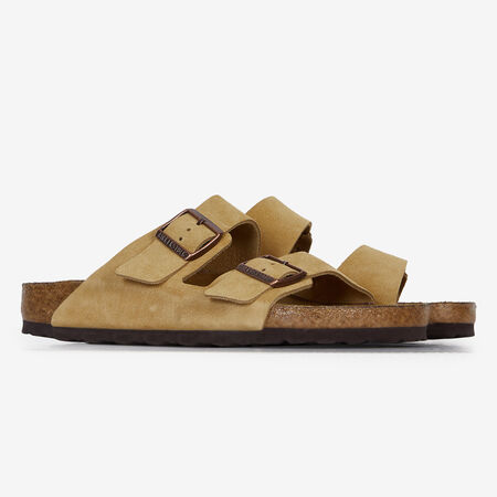 BIRKENSTOCK arizona ARIZONA SUEDE LATTE CREAM BEIGE/NOIR HOMME