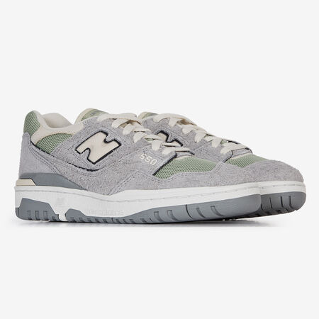 NEW BALANCE 550 550 GREY DAY GRIS/VERT FEMME