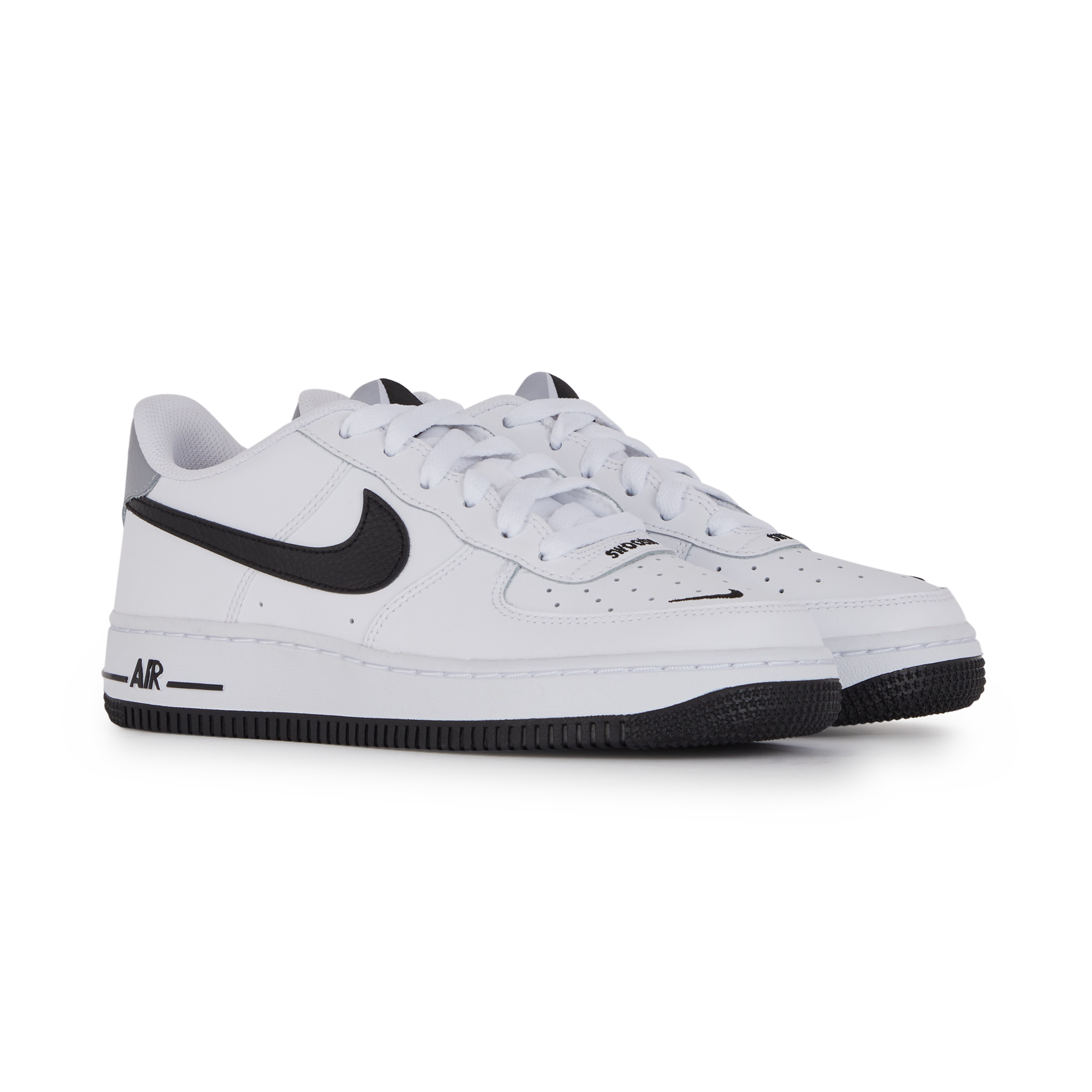 air force one blanche swoosh noir