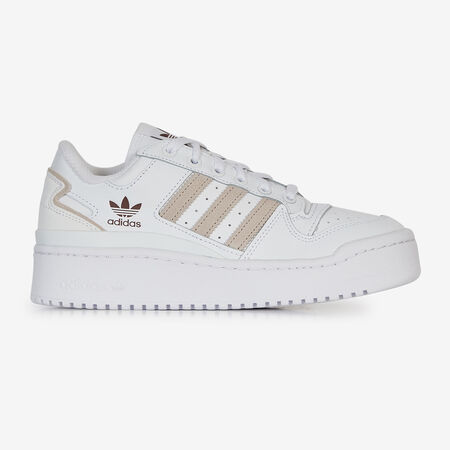 ADIDAS ORIGINALS forum FORUM BOLD STRIPES BLANC/BEIGE FEMME