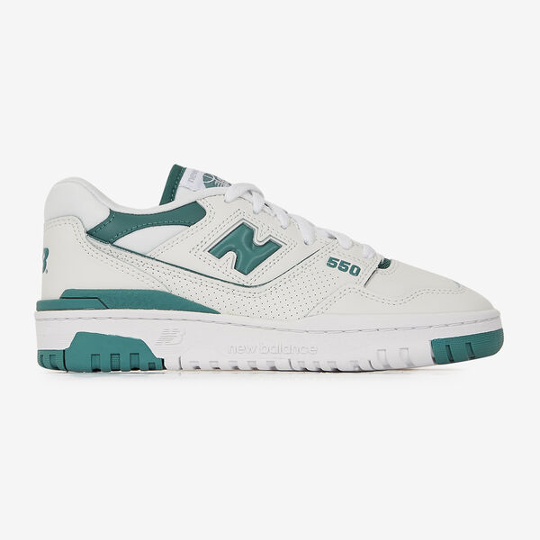 NEW BALANCE 550 BLANC/VERT SNEAKERS FEMME