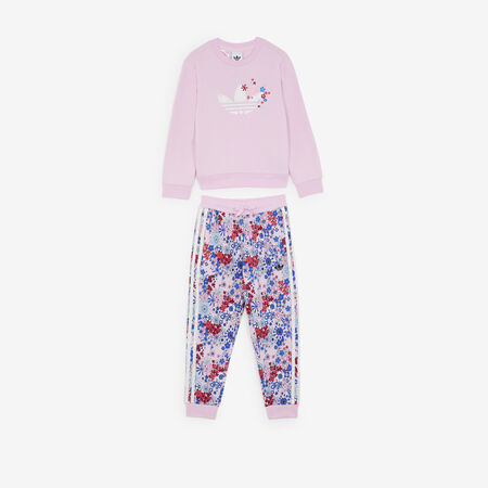 ADIDAS ORIGINALS CREW SET LIBERTY ROSE/MULTICOLORE CADET