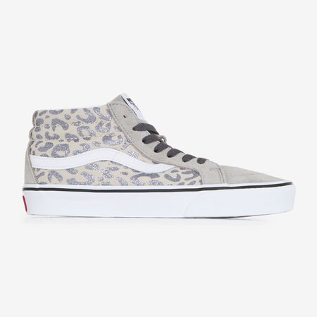 VANS SK8-MID LEOPARD BEIGE/ARGENT JUNIOR