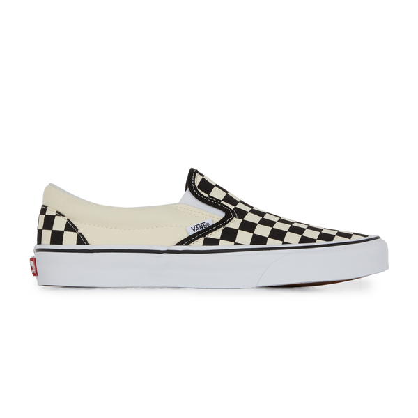 VANS SLIP ON CHECKERBOARD ZWART WIT SNEAKERS HEREN Courir.be