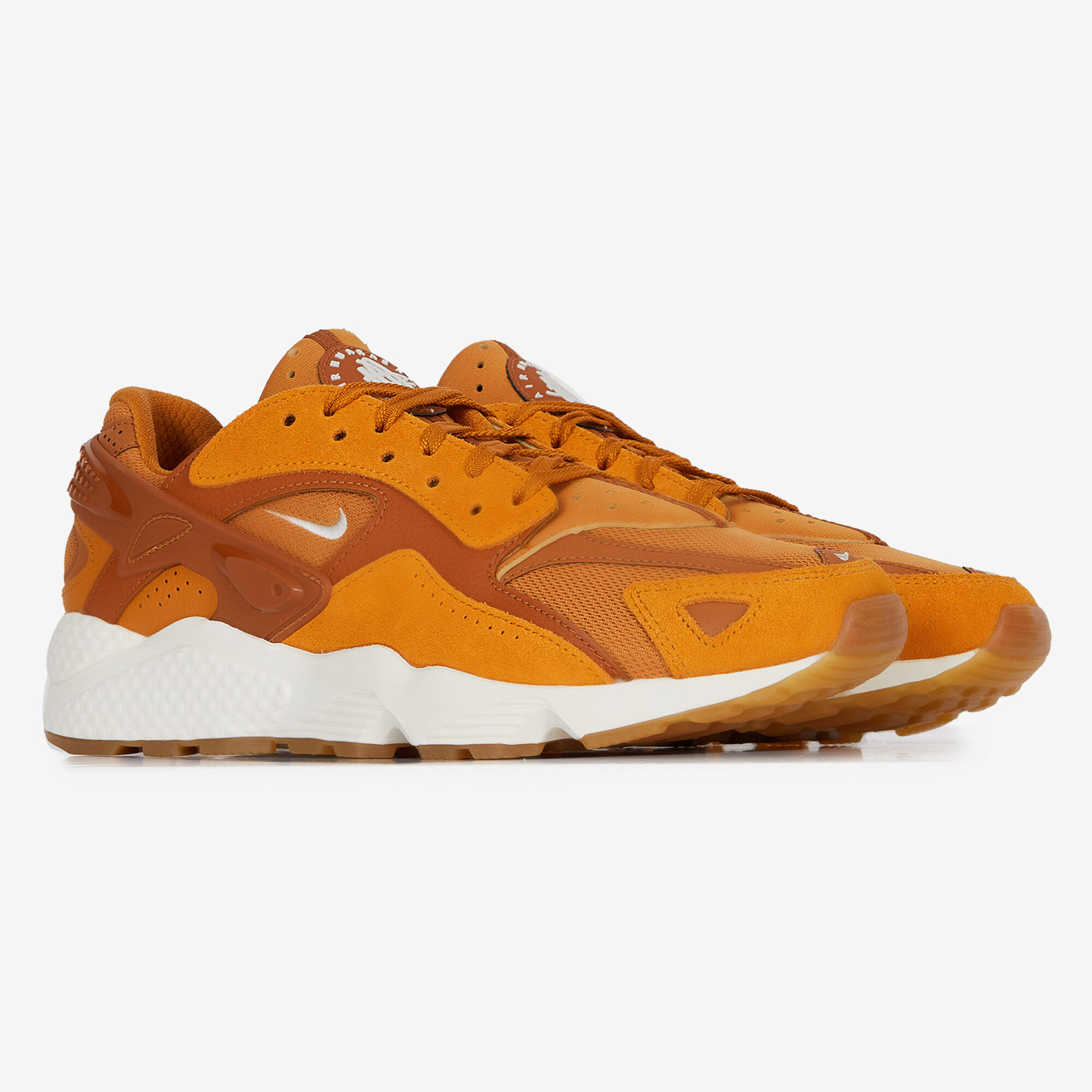 NIKE AIR HUARACHE RUNNER MARRON BEIGE SNEAKERS HOMME Courir.be