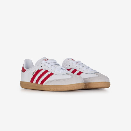 ADIDAS ORIGINALS samba SAMBA OG BLANC/ROUGE CADET