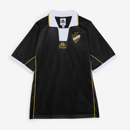 KAPPA MAILLOT JERSEY PIPING LINES NOIR/OR HEREN