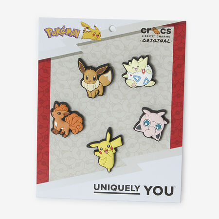 CROCS JIBBITZ POKEMON CHARACTER 5PC MULTICOLORE MIXTE