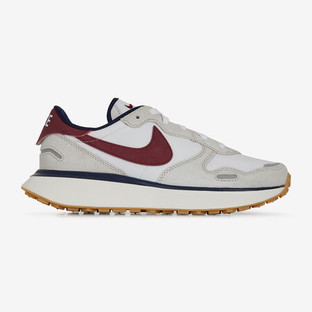 NIKE PHOENIX WAFFLE BEIGE/BORDEAUX DAMES