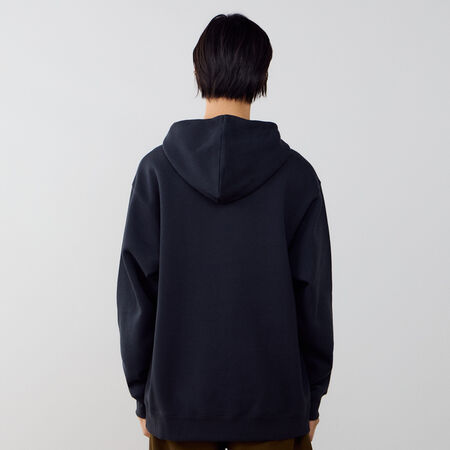 NEW BALANCE HOODIE BIG LOGO NOIR/BLANC HOMME