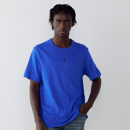 JORDAN TEE SHIRT CENTERED LOGO BLEU/NOIR HOMME